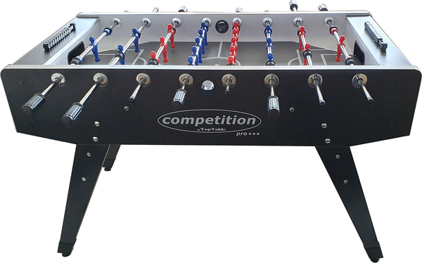 Voetbaltafel TopTable Competition Pro  Formica/Metal Line/Molded players, Zwart 3