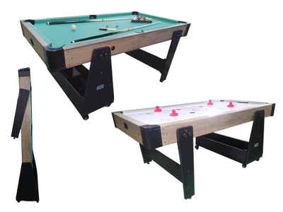 TopTable Airhockey | Twist 2-1 Max Mobile| 7 ft | Hout