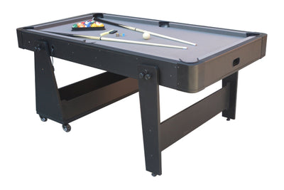 TopTable Airhockey | Twist 2-1 Max Mobile| 7 ft | Grijs-Zwart