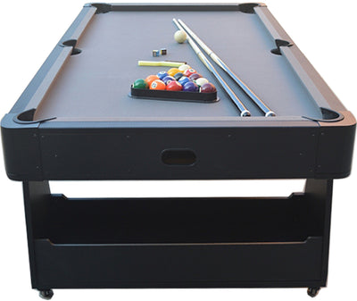 TopTable Airhockey | Twist 2-1 Max Mobile| 7 ft | Grijs-Zwart