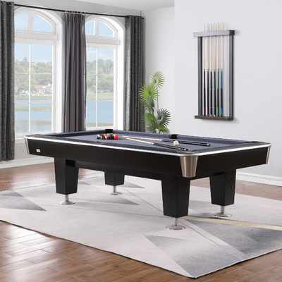 Lexor X-treme II Pro 7ft pooltafel in zwart en RVS 1