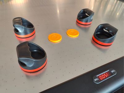 TopTable Airhockey Typhoon 7,5 ft Zilver Metal-line 6