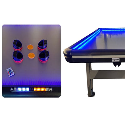 TopTable Airhockey Hyper 7 ft LED/RVS 6