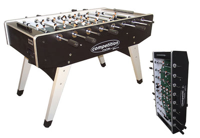 TopTable Voetbaltafel | Competition Pro *** | Zwart-Grijs | inklapbaar