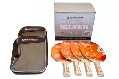 Tafeltennis Essentials Set | Silver | 4 Star